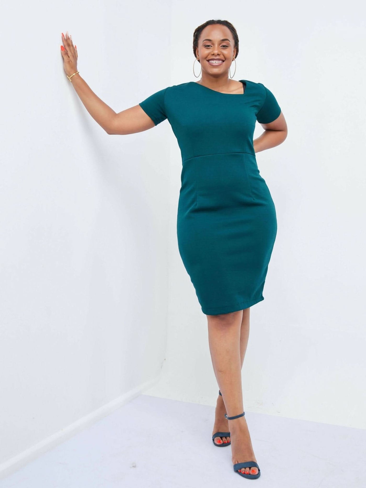 Da'joy Fashions Official Dress - Green - Shopzetu