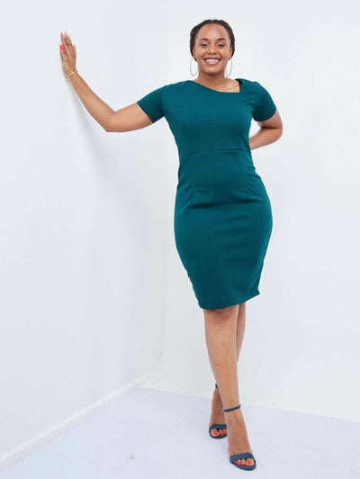 Da'joy Fashions Official Dress - Green - Shopzetu