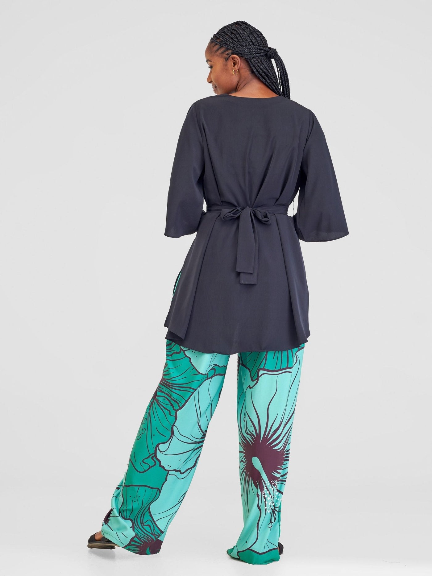 Vivo Sanali Kaftan Top - Black - Shopzetu