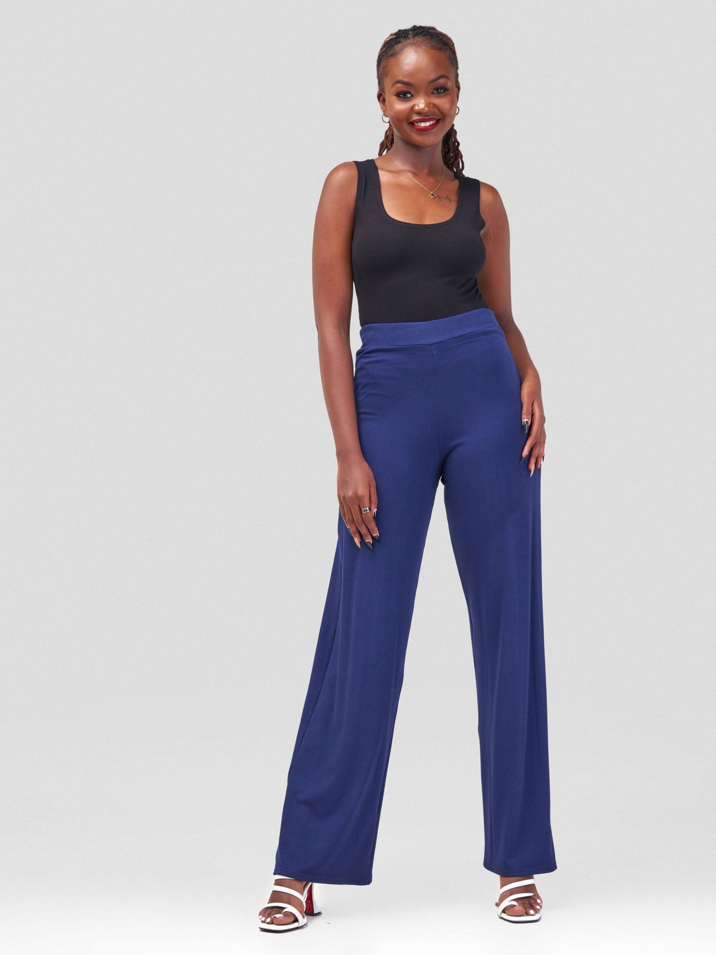 Vivo Jira Lounge Pants - Navy Blue - Shopzetu