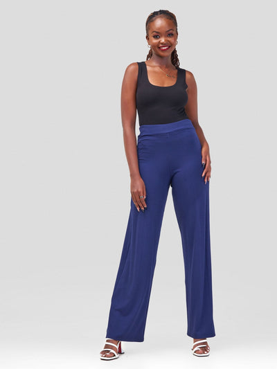 Vivo Jira Lounge Pants - Navy Blue - Shopzetu
