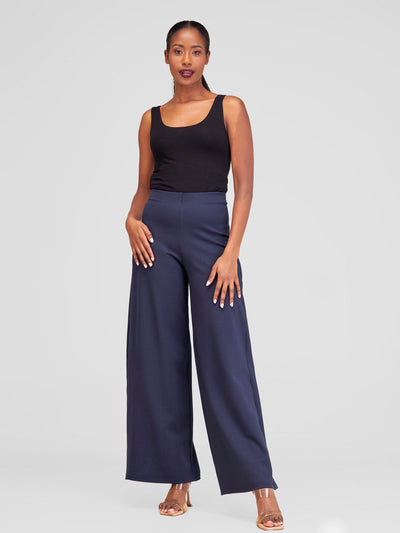 Vivo Upe Wide Leg Pants - Navy