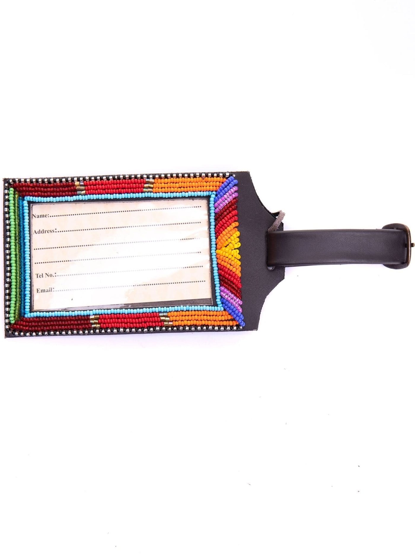 Azu Luggage Tags - Red Print - Shopzetu