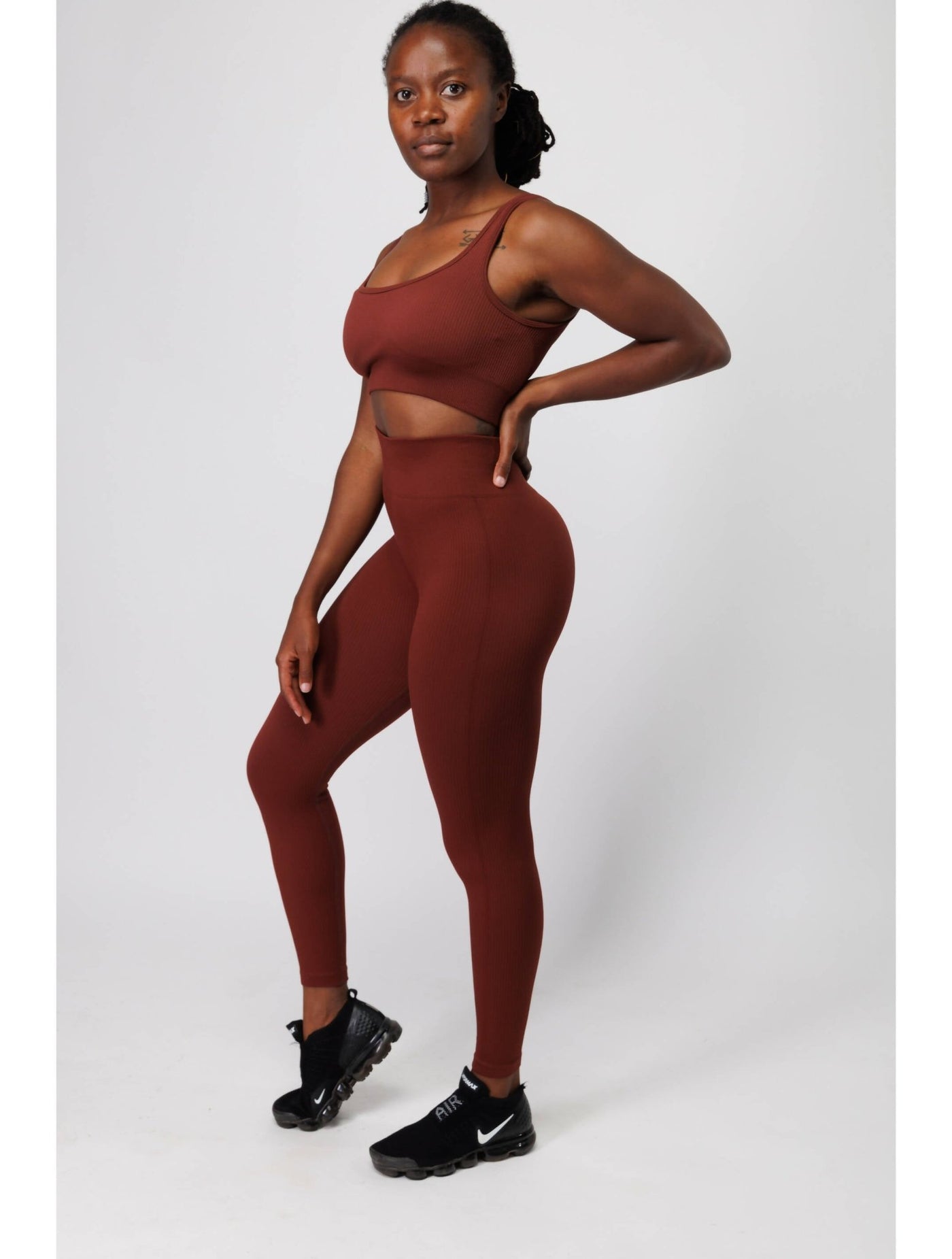 ZbyZ Less Caption All Action Set - Maroon - Shopzetu