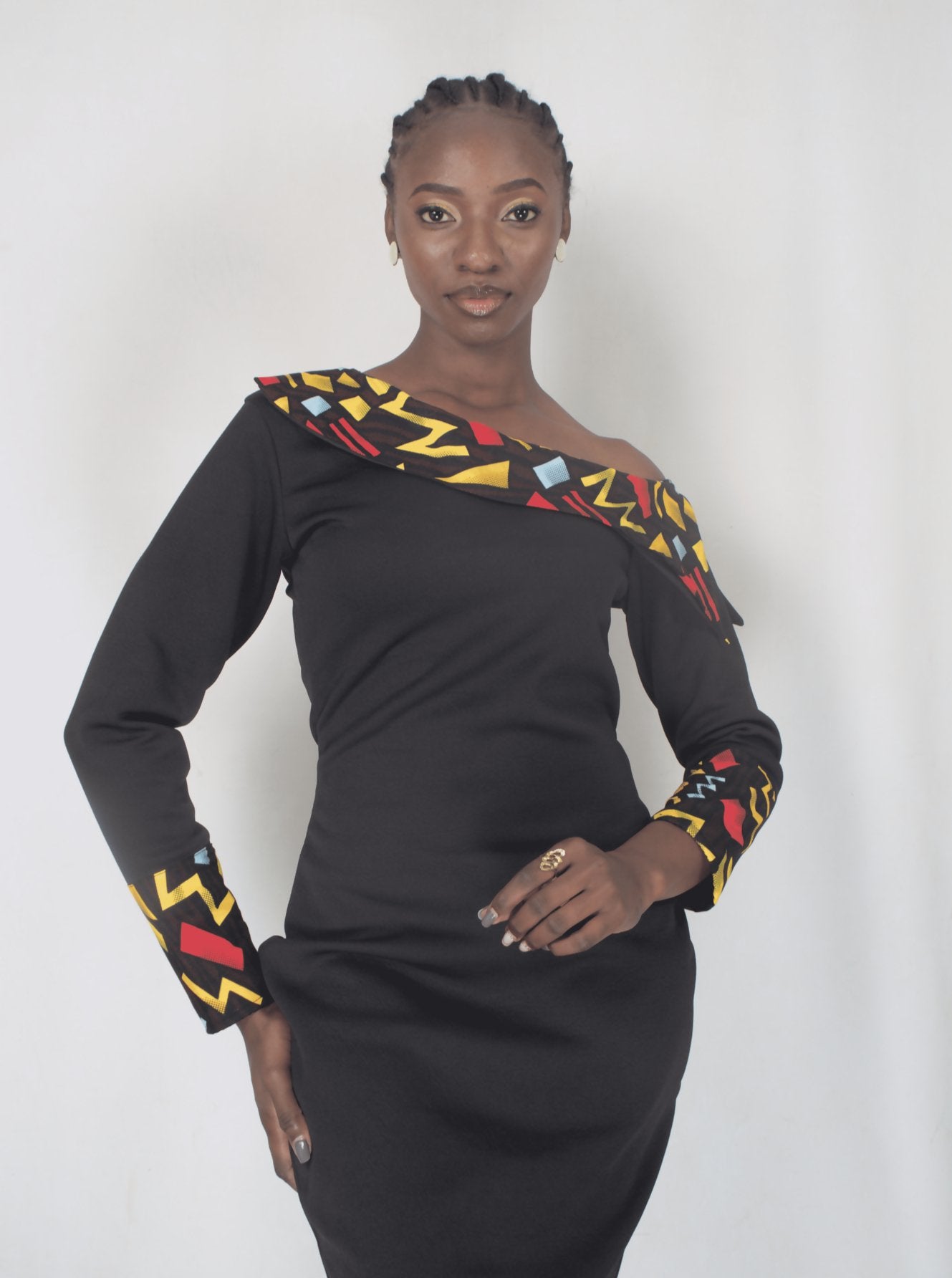 Da'joy Fashions Netal Dress - Black - Shopzetu