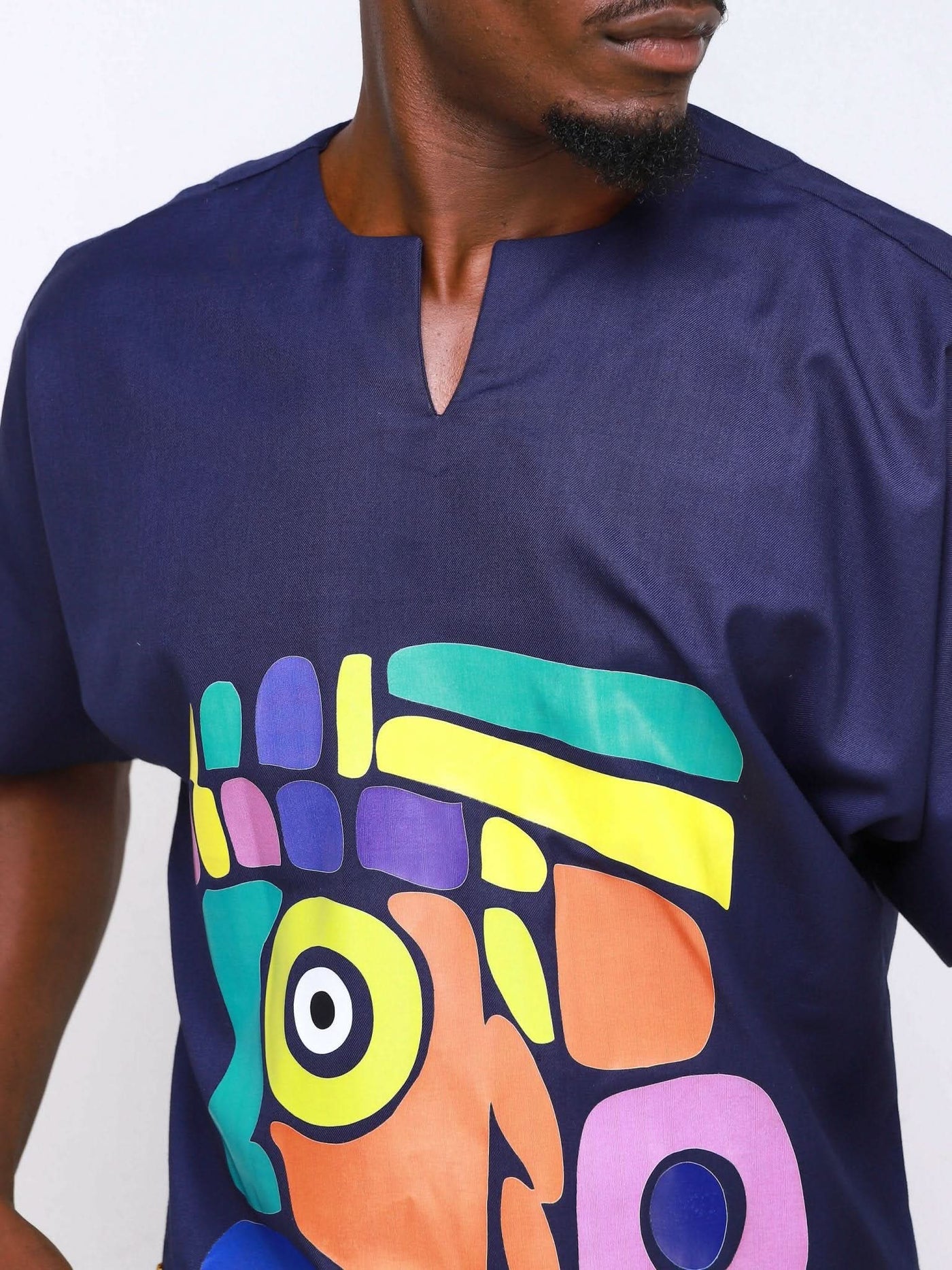 Ancestral House Two Piece - Blue - Shopzetu