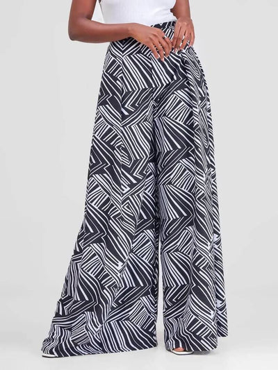 African Yuva Ifunaya Pants - Black - Shopzetu