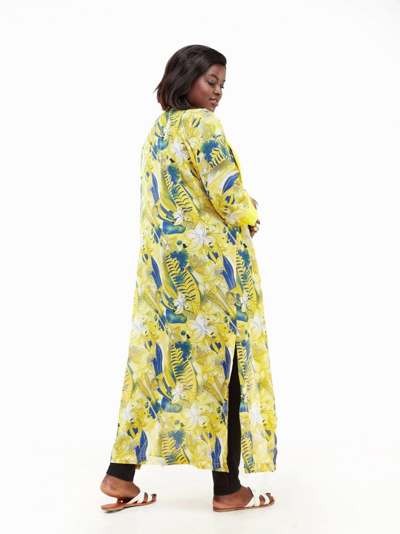 Dewuor Fern Cover Up - Yellow - Shopzetu