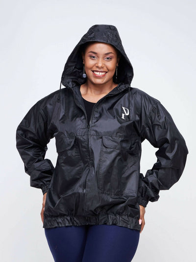 Phase Brands Executive waterproof Rain Jacket - Black - Shopzetu