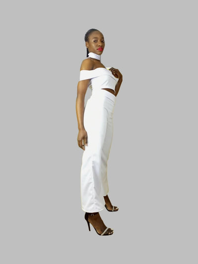 Da'joy Fashions Pants Set - White - Shopzetu