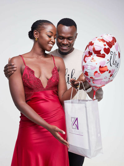 Zola Exquisite Date Night Dress - Red - Shopzetu