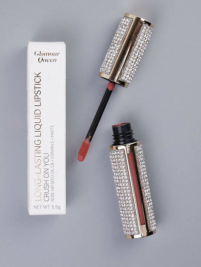 Glamour Queen Crush On You Lipstick - Nude Pink - Shopzetu