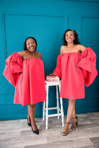 Izulu Bloom Dress - Blush Pink - Shop Zetu Kenya