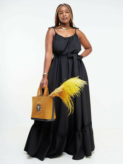Izulu Lugard Dress - Black - Shop Zetu Kenya