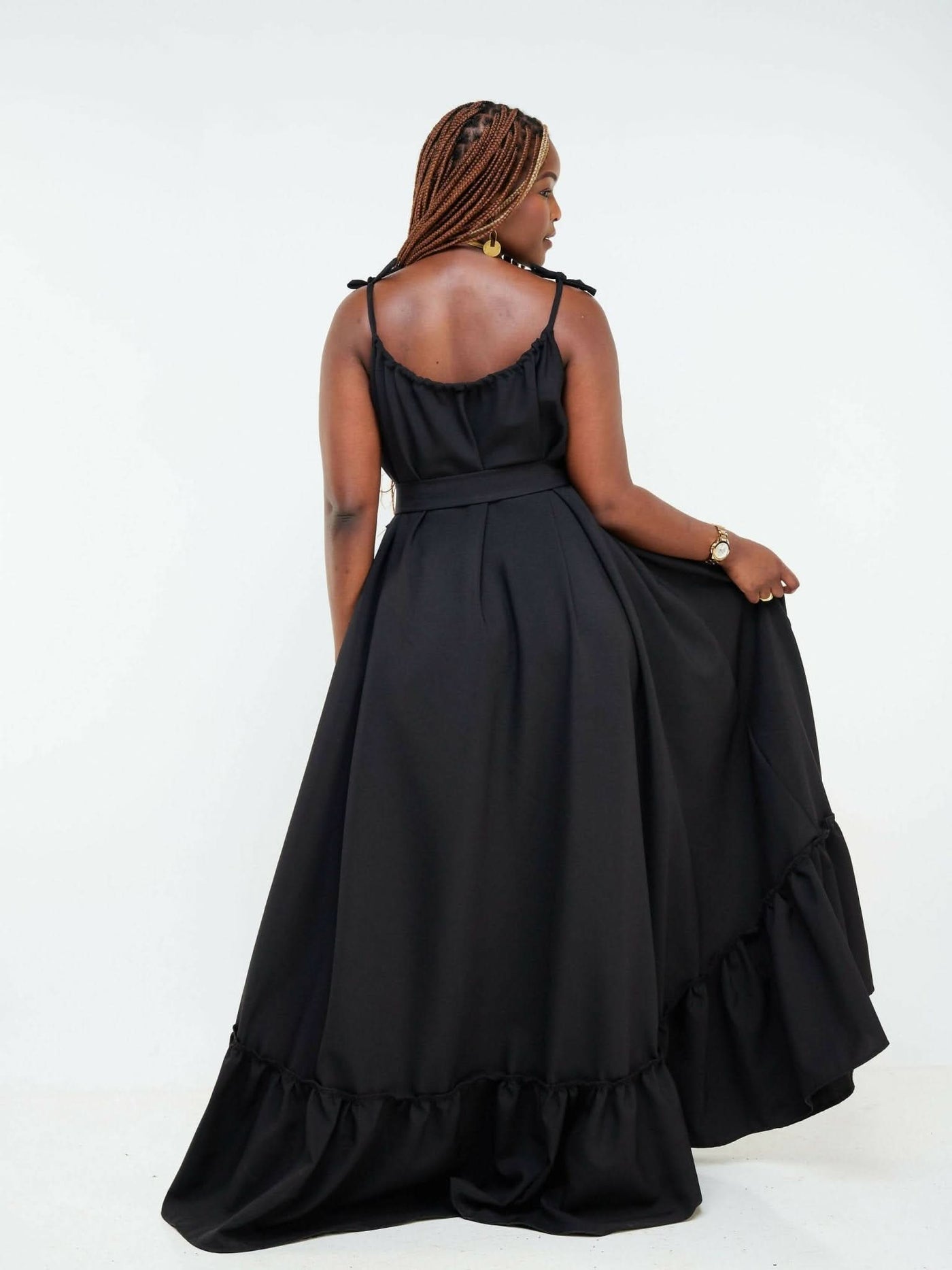 Izulu Lugard Dress - Black - Shop Zetu Kenya