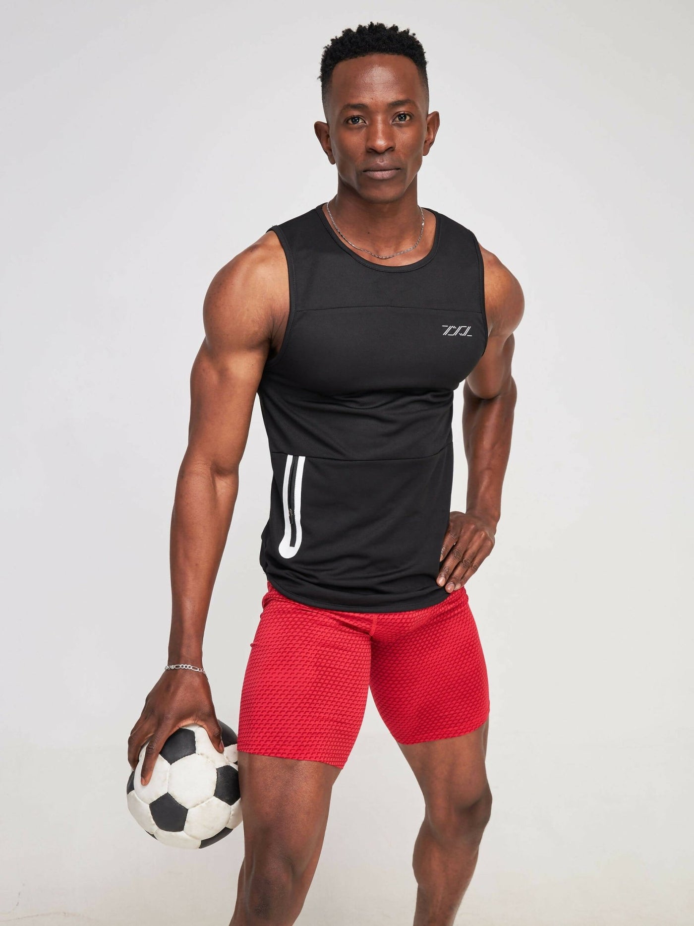 ZbyZ Give Thanks Go Hard Sleeveless Tee - Black - Shopzetu