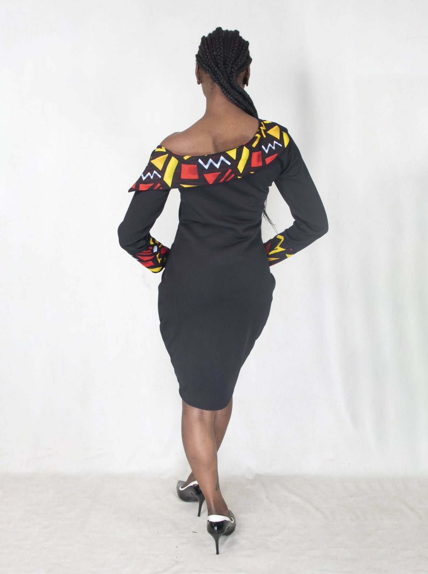 Da'joy Fashions Netal Dress - Black - Shopzetu