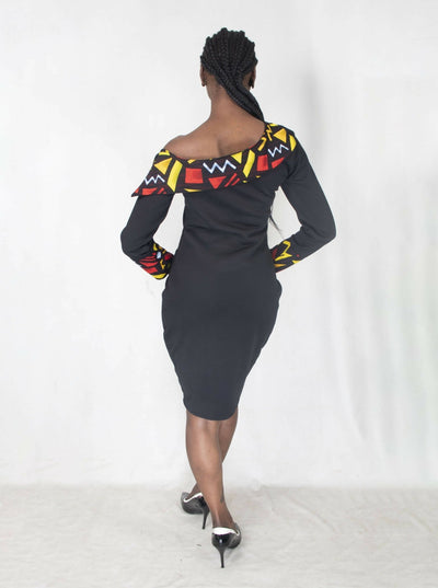 Da'joy Fashions Netal Dress - Black - Shopzetu