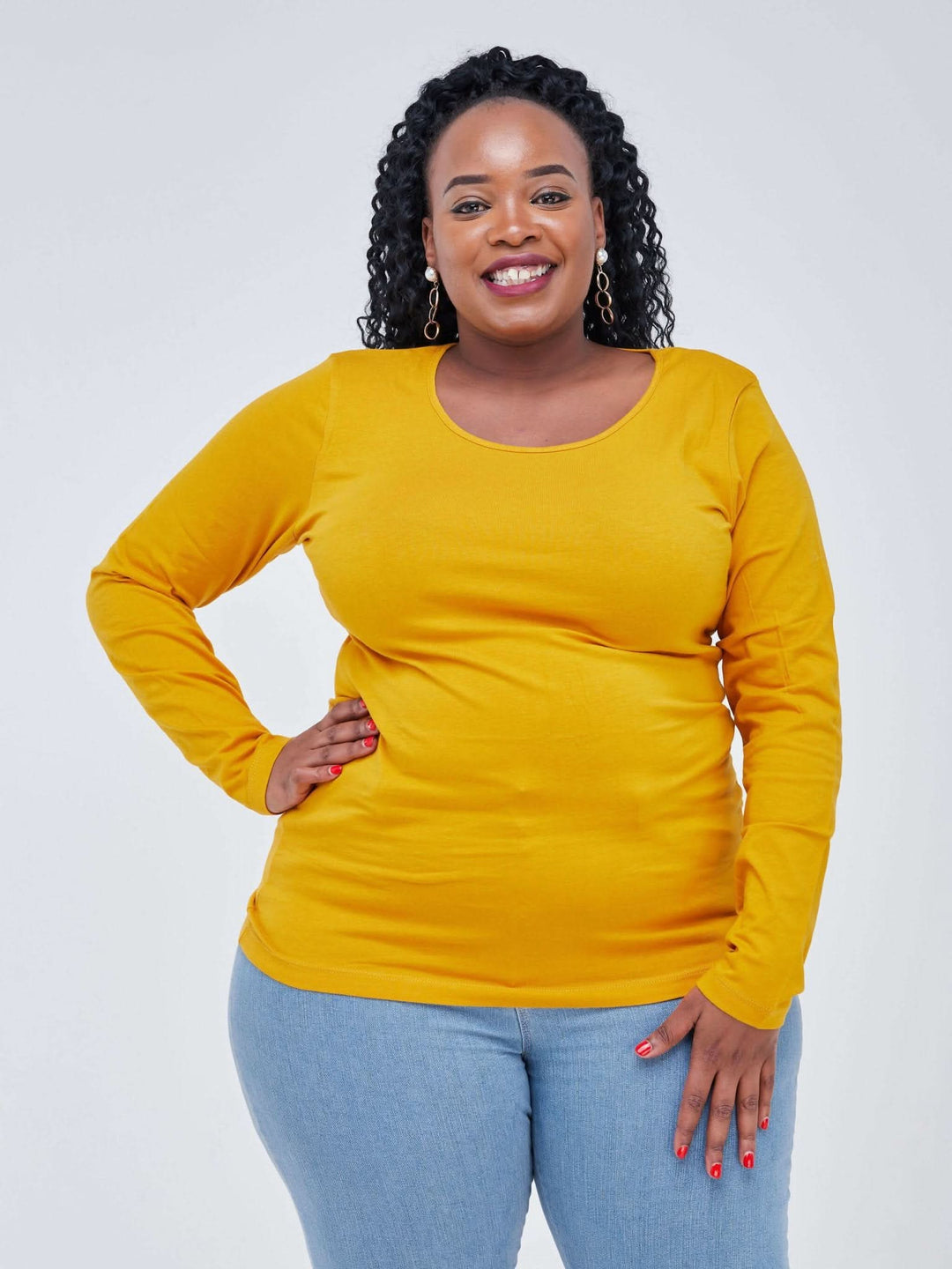 Lamazi Collections Long Sleeved - Yellow - Shop Zetu Kenya