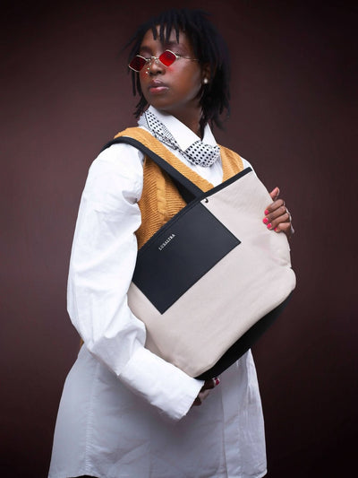 Luxaltra Tsavo Tote - Beige - Shopzetu