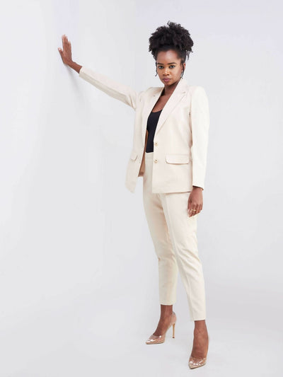 Light Suit - Cream - Shopzetu