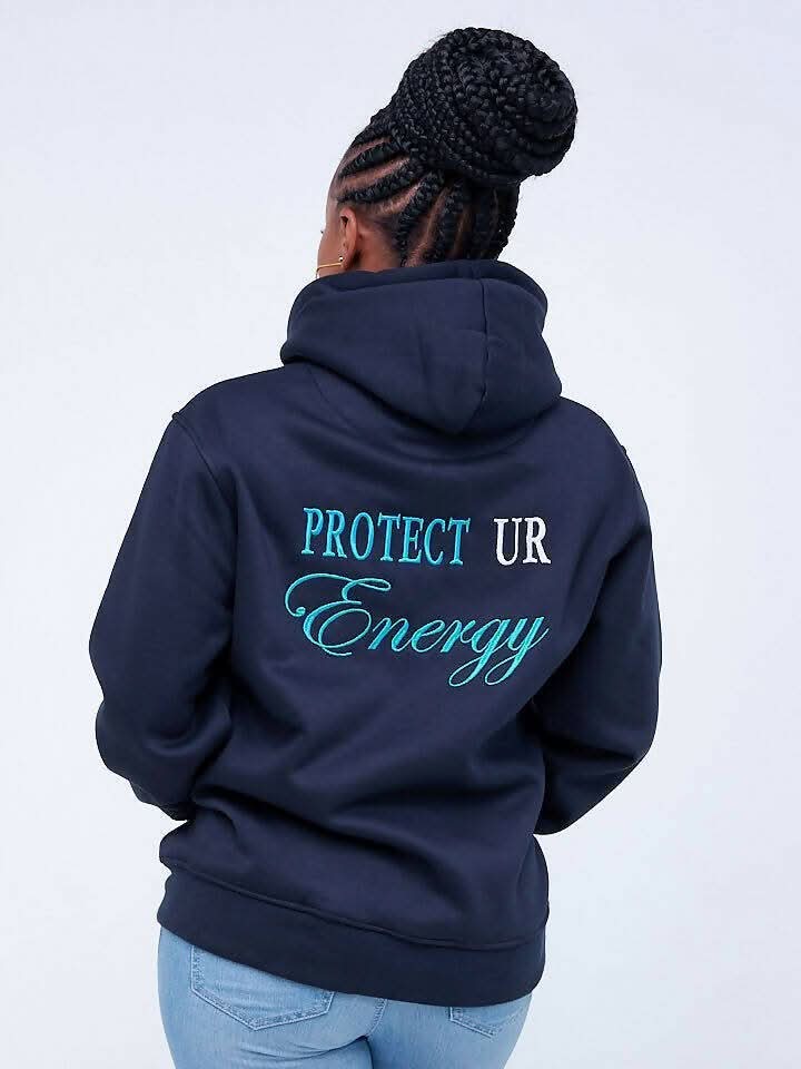 Phase Brands Evil Eye Hoodie - Navy Blue - Shopzetu