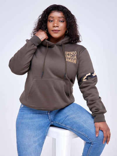 Phase Brands Upendo Umoja Amani Hoodie - Jungle Green - Shop Zetu Kenya