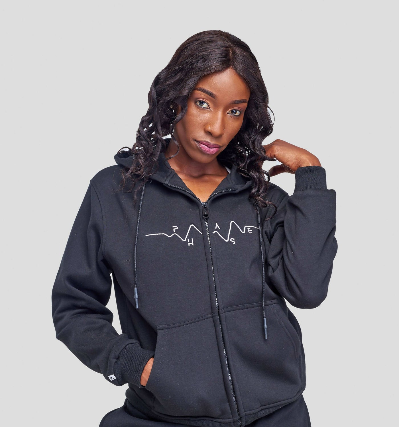 Phase Brands Hoodie - Black - Shopzetu