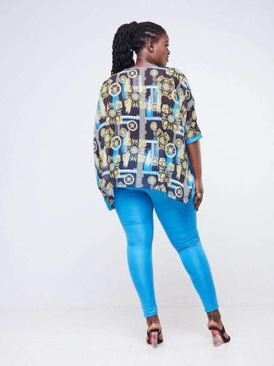 Dd Holdings Aziza Classic Fashion Two Piece Pant Sets - Blue - Shopzetu