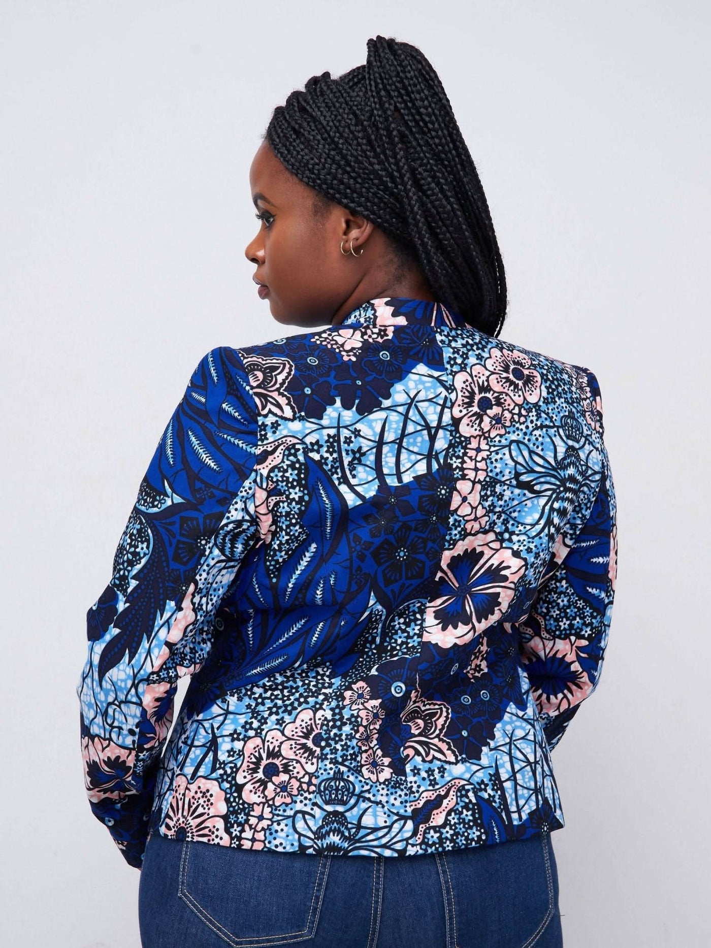 Izulu Elerai Blazer - Blue - Shopzetu