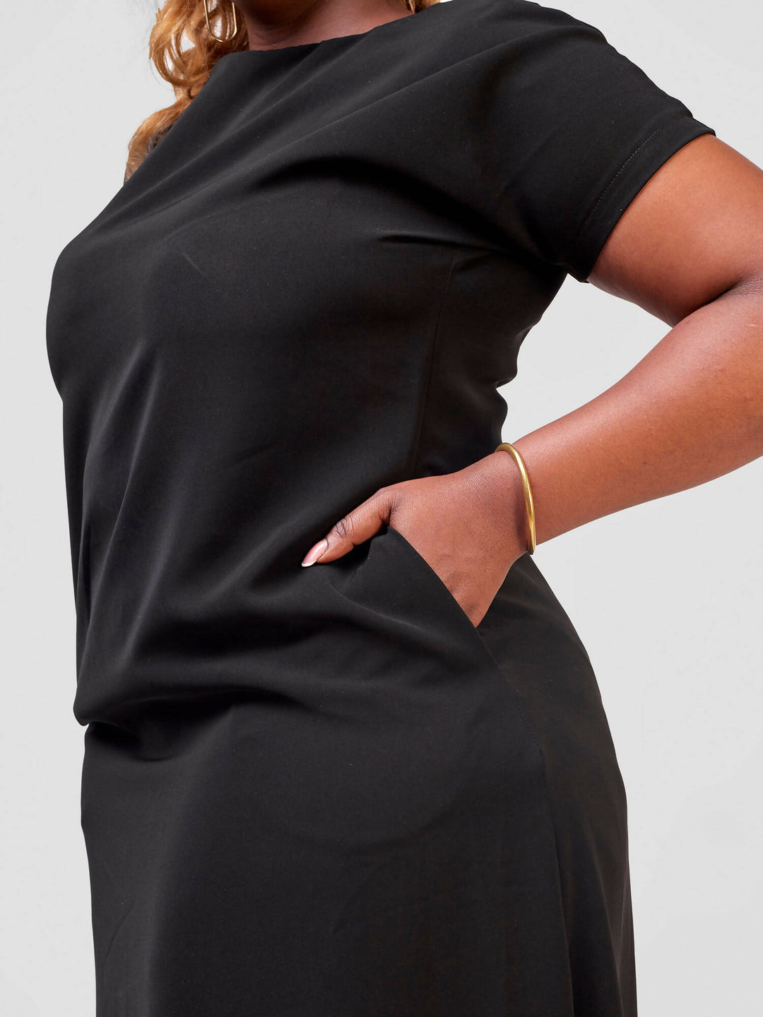 Salok Havilah Anisa Dress - Black - Shopzetu