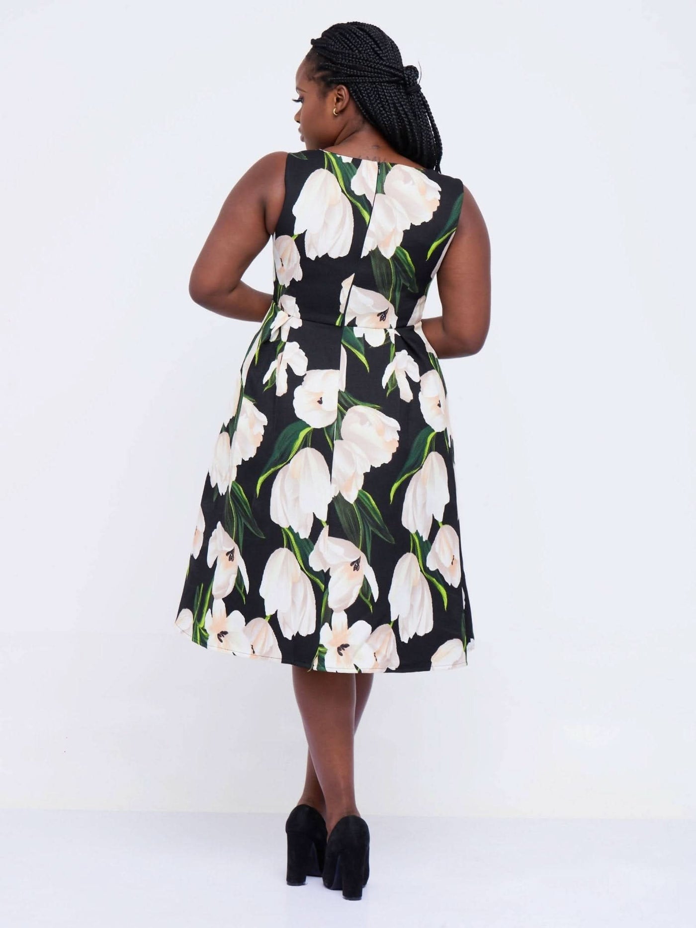 The Fashion Frenzy Tulip Skater - Black - Shop Zetu Kenya