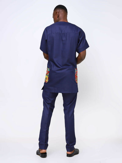 Ancestral House Two Piece - Blue - Shopzetu