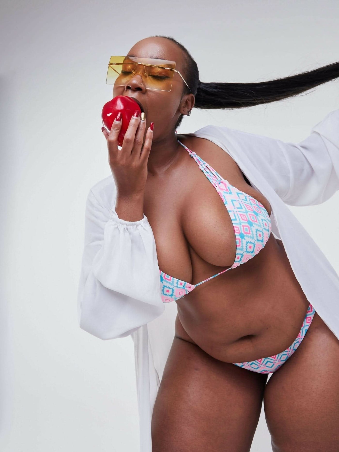 Zola Aztec Bikini - Blue - Shopzetu