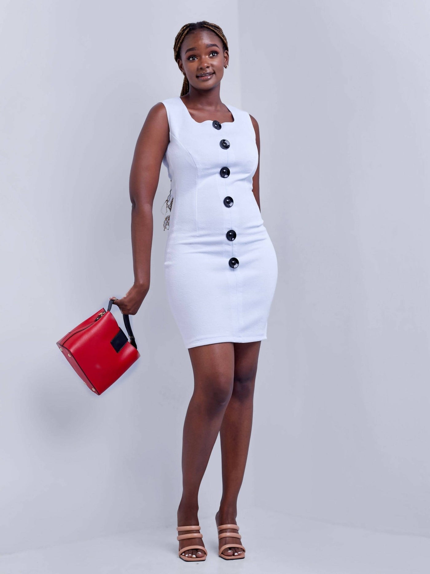 Da'joy Fashions Bastet Dress - White - Shopzetu