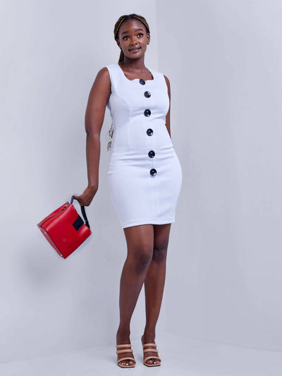 Da'joy Fashions Bastet Dress - White - Shopzetu