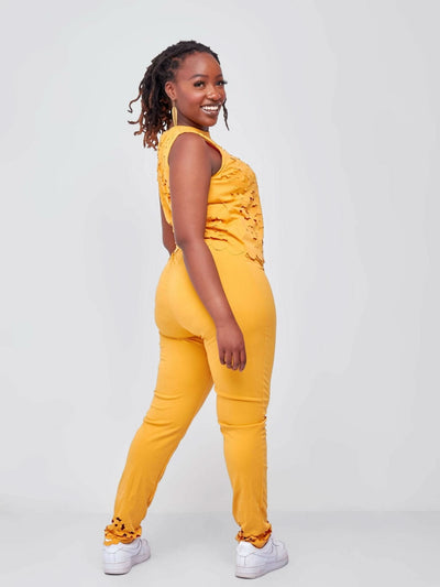 Zola Art Two Piece - Yellow - Shop Zetu Kenya