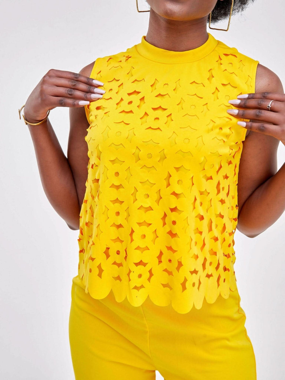 Zola Flora Two Piece - Yellow - Shop Zetu Kenya