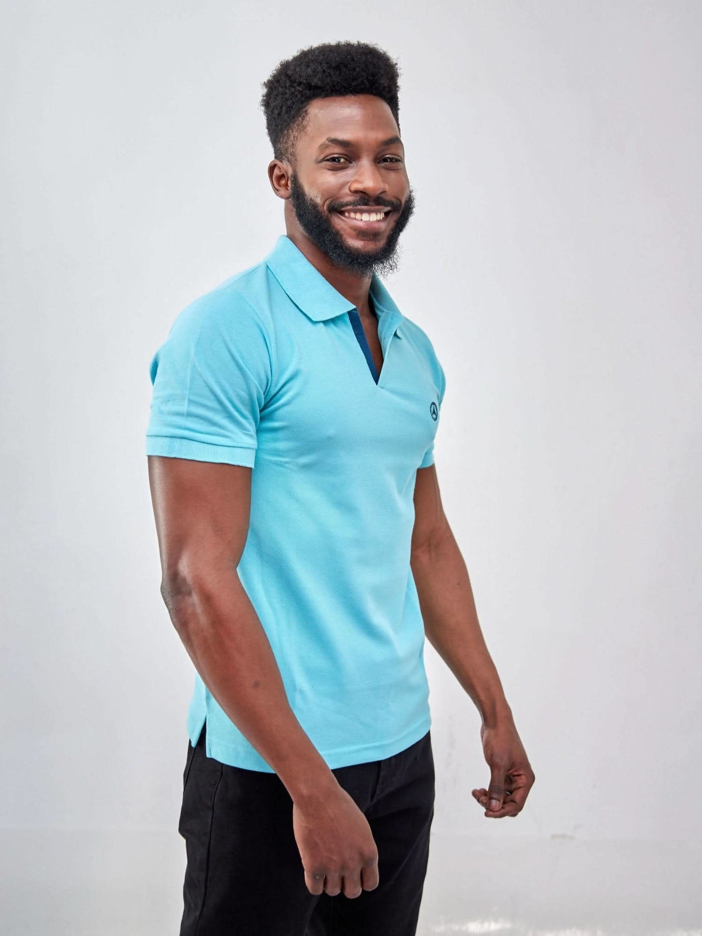 Zola Light Blue Men's Polo Shirt - Light Blue - Shop Zetu Kenya